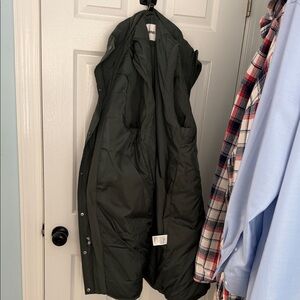 Lands' End Dark Green Puffer Vest